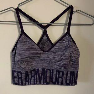 UNDER ARMOUR Purple Sports Bra